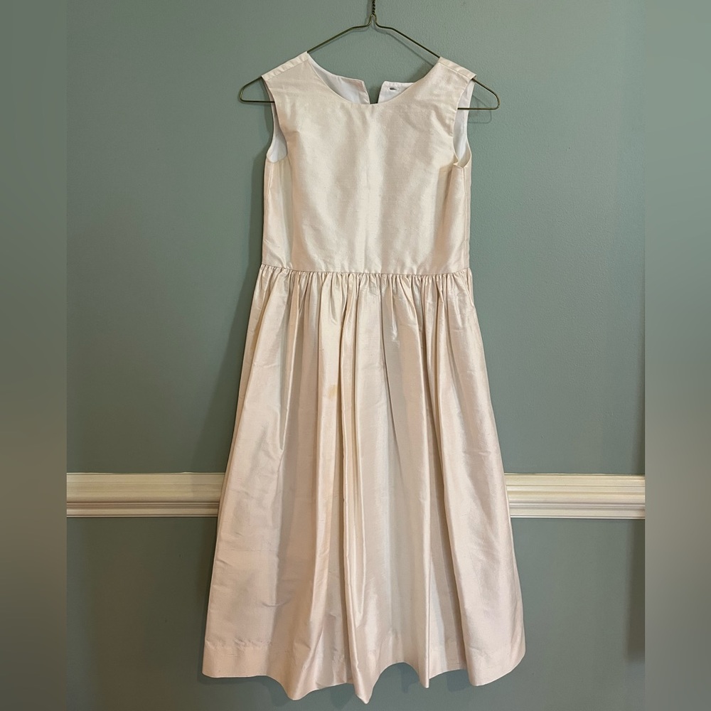 Posies Silk Girls Dress